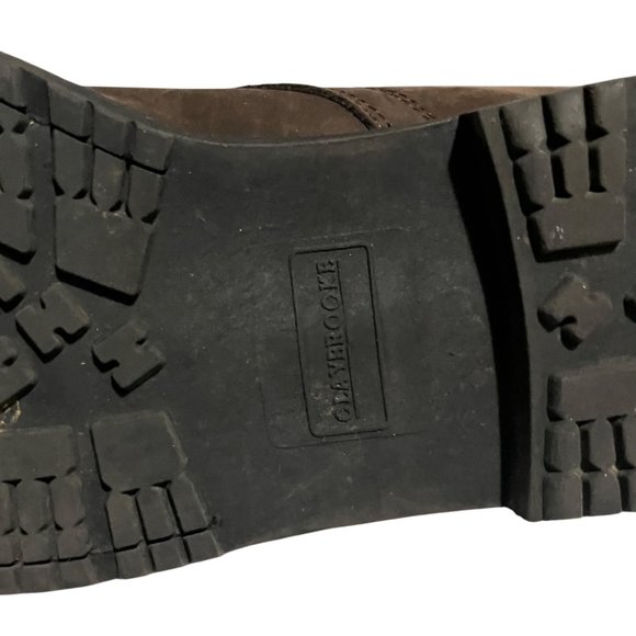 Claybrooke Mens Suede Leather Lace Up Shoes Brown Size 10 M - Picture 9 of 9